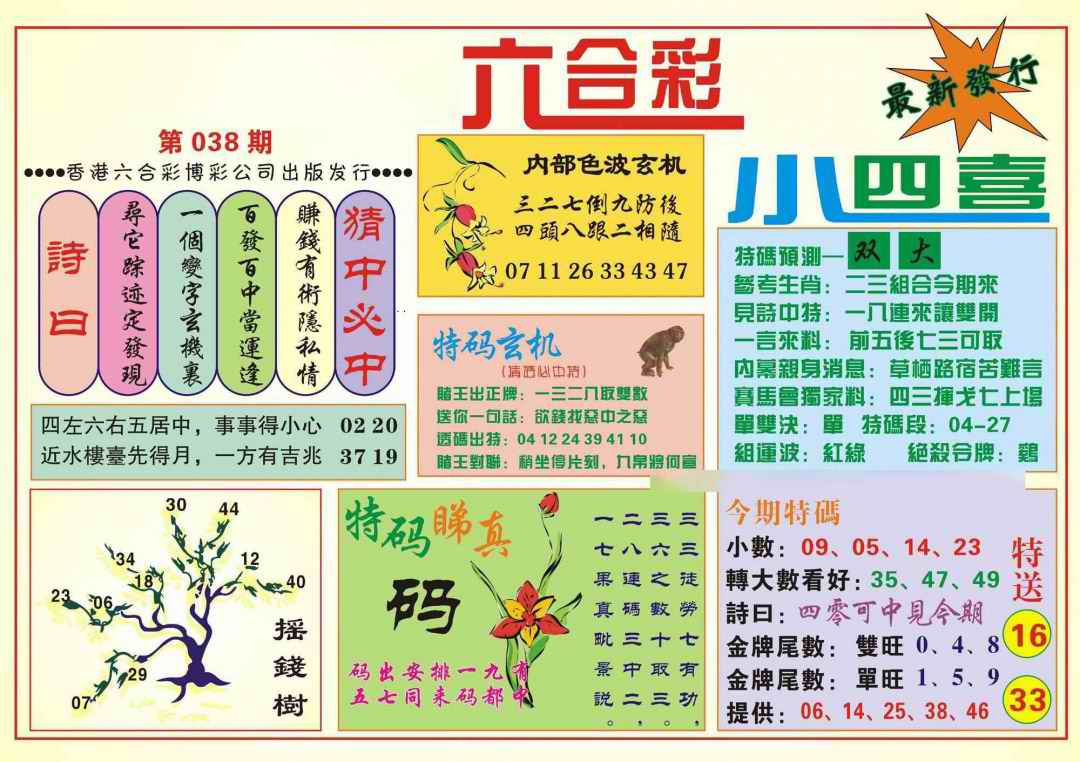 038期香港小四喜(新图)[图]