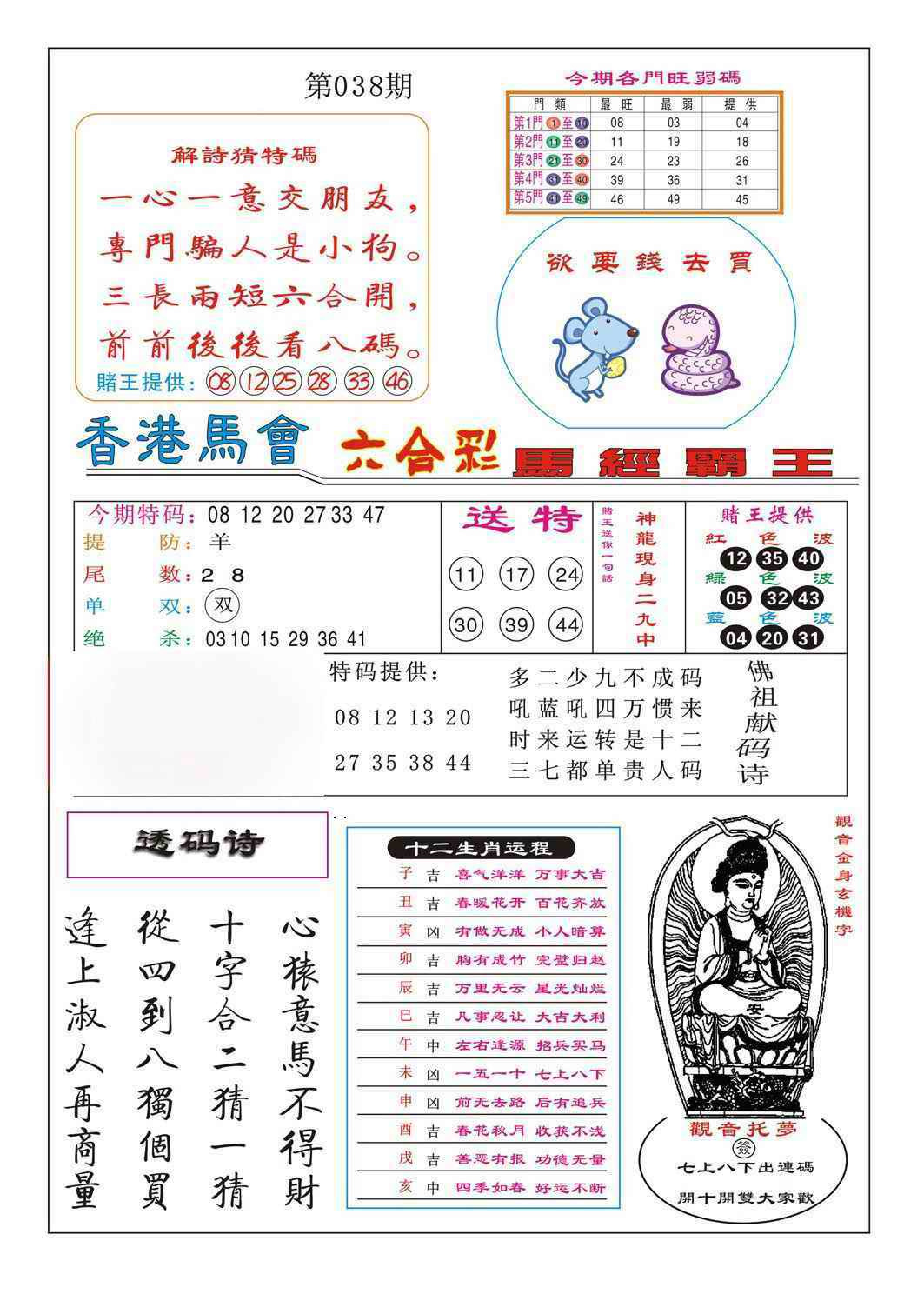 038期马经霸王[图]